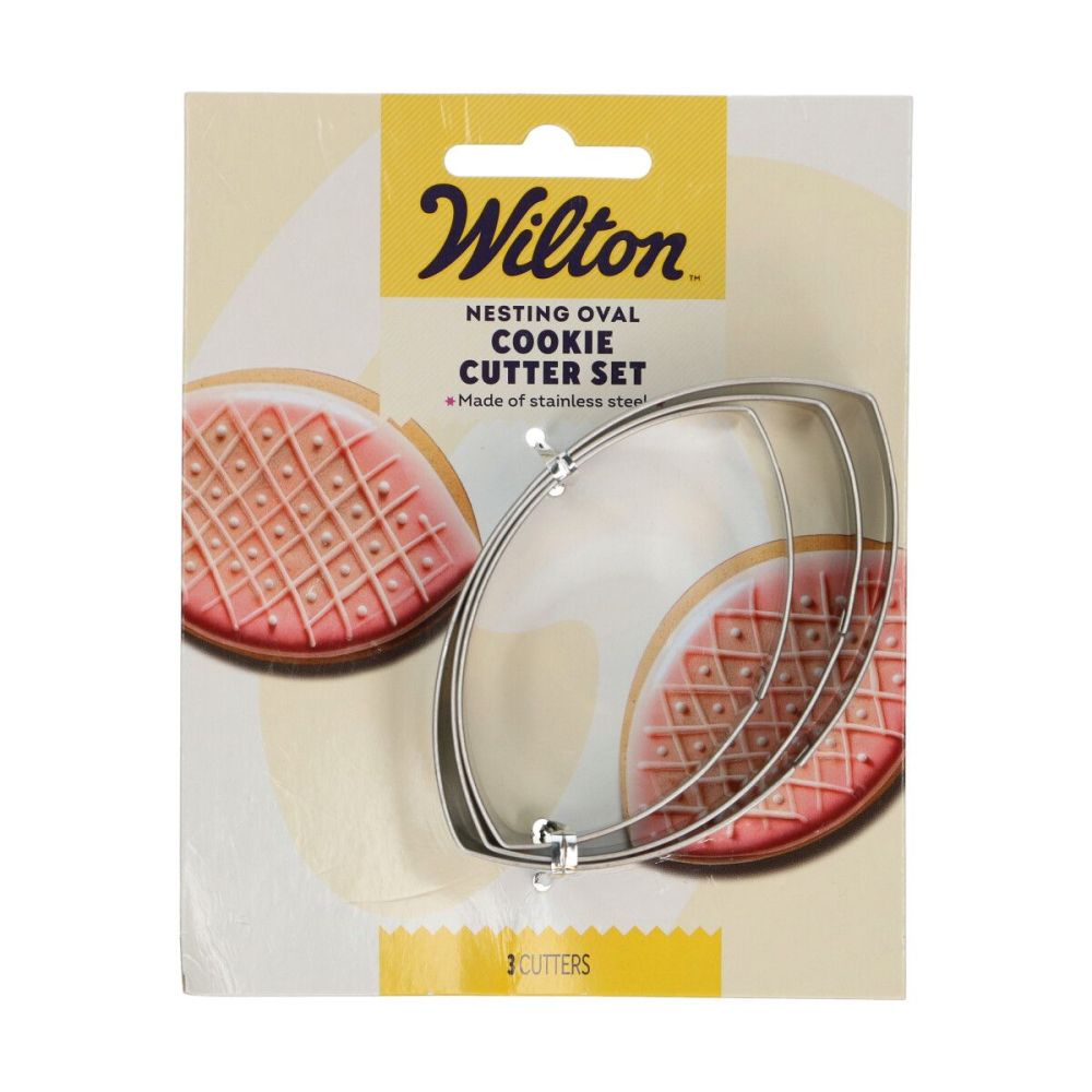 Set of cookie cutters Oval - Wilton - 3 pcs.