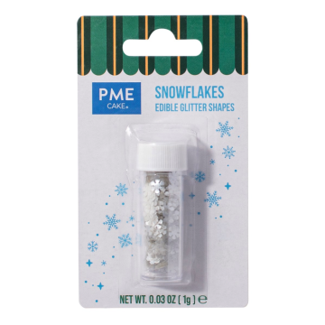 Posypka świąteczna Snowflakes - PME - 1 g