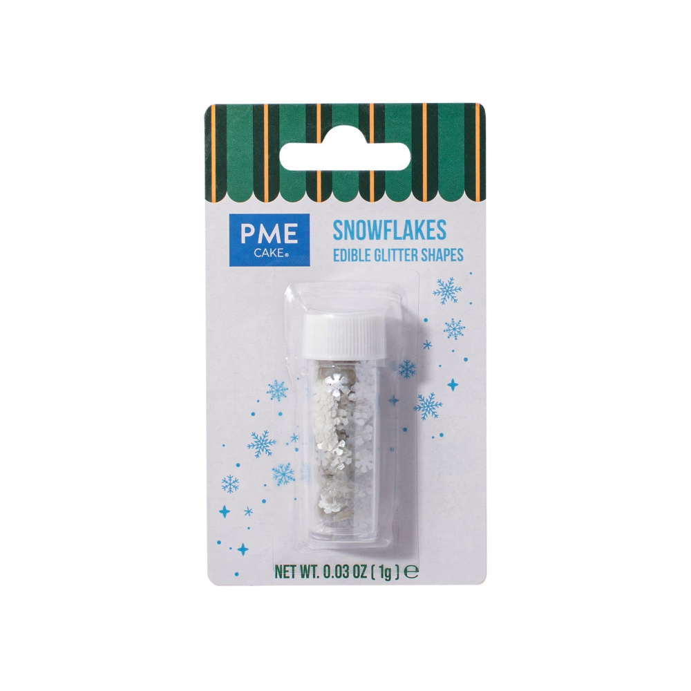 Posypka świąteczna Snowflakes - PME - 1 g