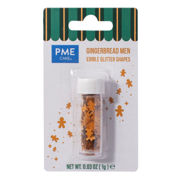Edible glitter shapes Gingerbread Man - PME - 1 g