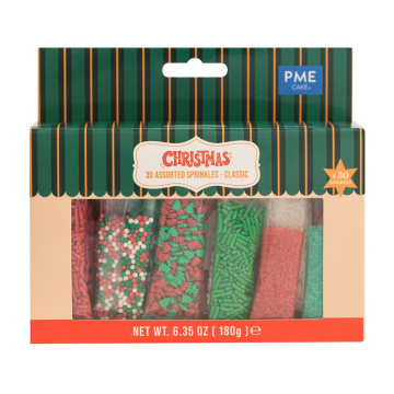 Set of Christmas sprinkles Classic - PME - 180 g