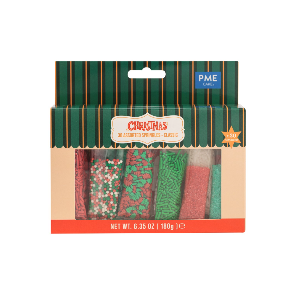 Set of Christmas sprinkles Classic - PME - 180 g