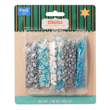 Set of Christmas sprinkles Frosty - PME - 42 g