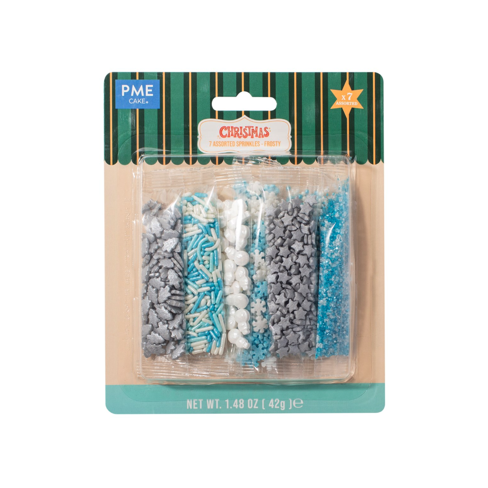 Set of Christmas sprinkles Frosty - PME - 42 g