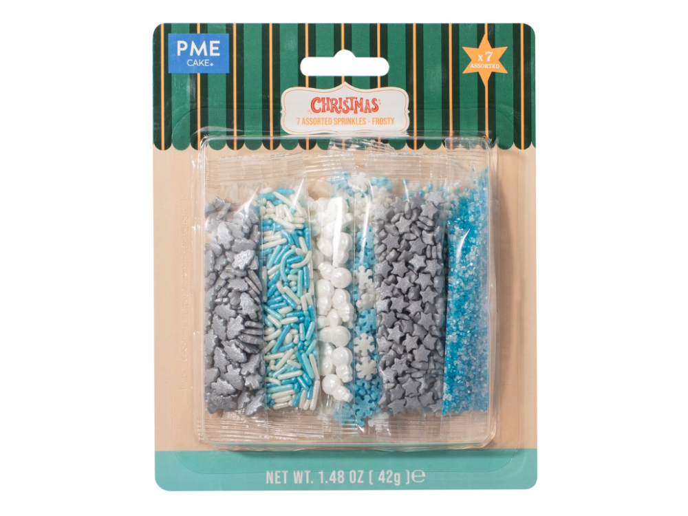 Set of Christmas sprinkles Frosty - PME - 42 g