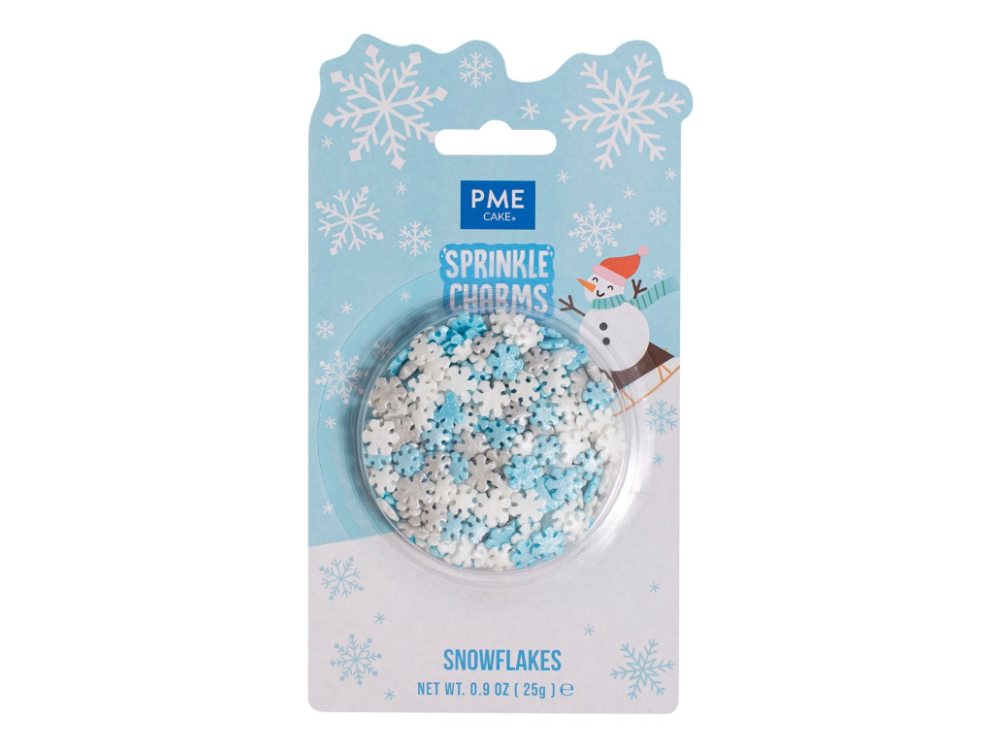 Posypka świąteczna Snowflakes - PME - 25 g