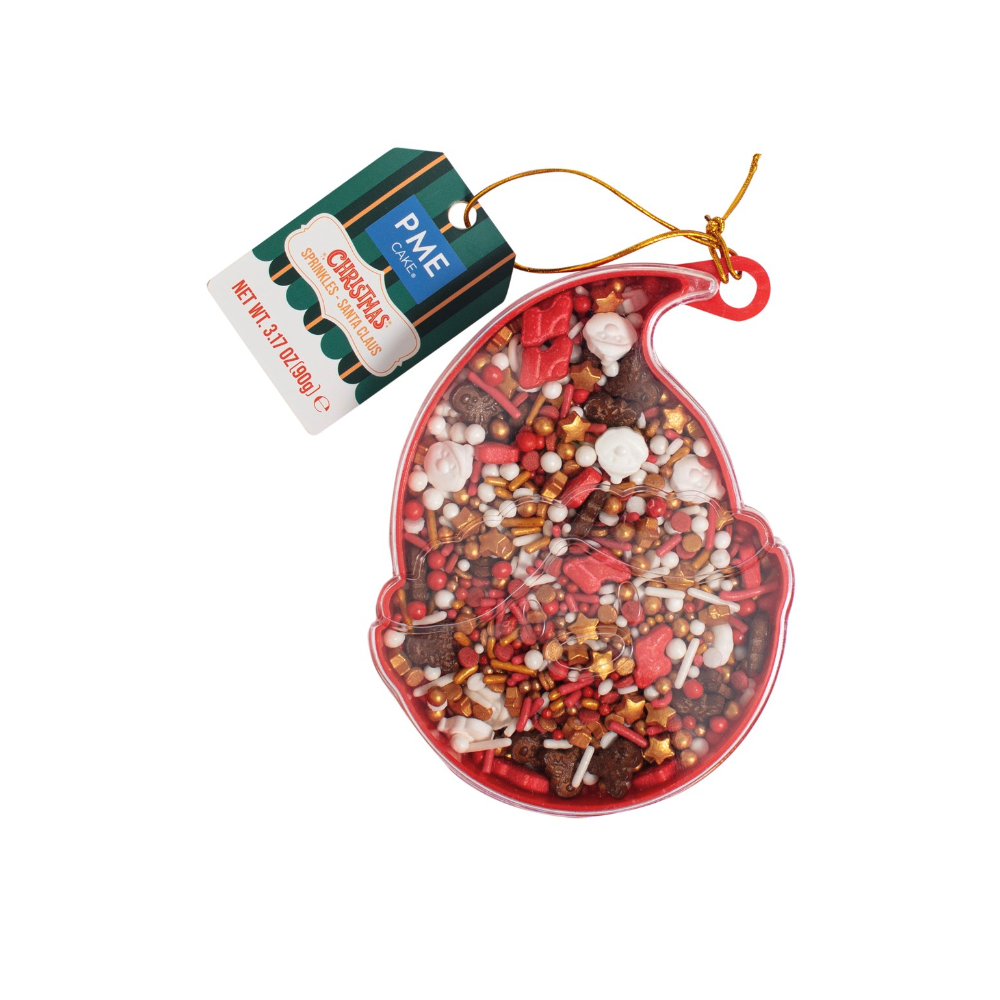 Christmas sprinkles Santa Claus - PME - 90 g