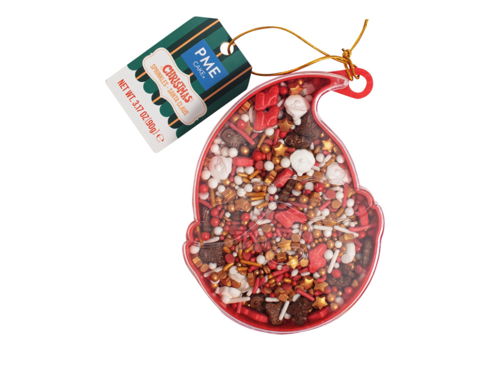 Christmas sprinkles Santa Claus - PME - 90 g
