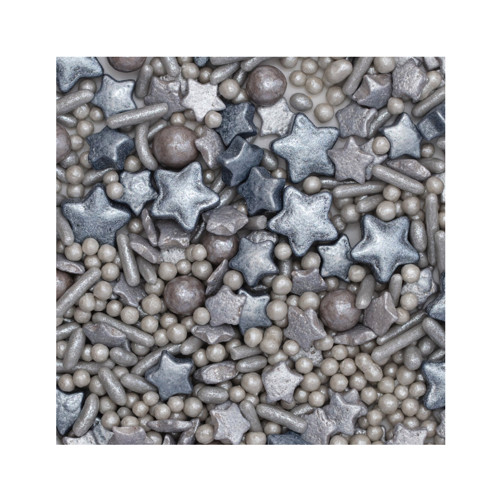 Posypka świąteczna Snowflakes - PME - srebrna 90 g