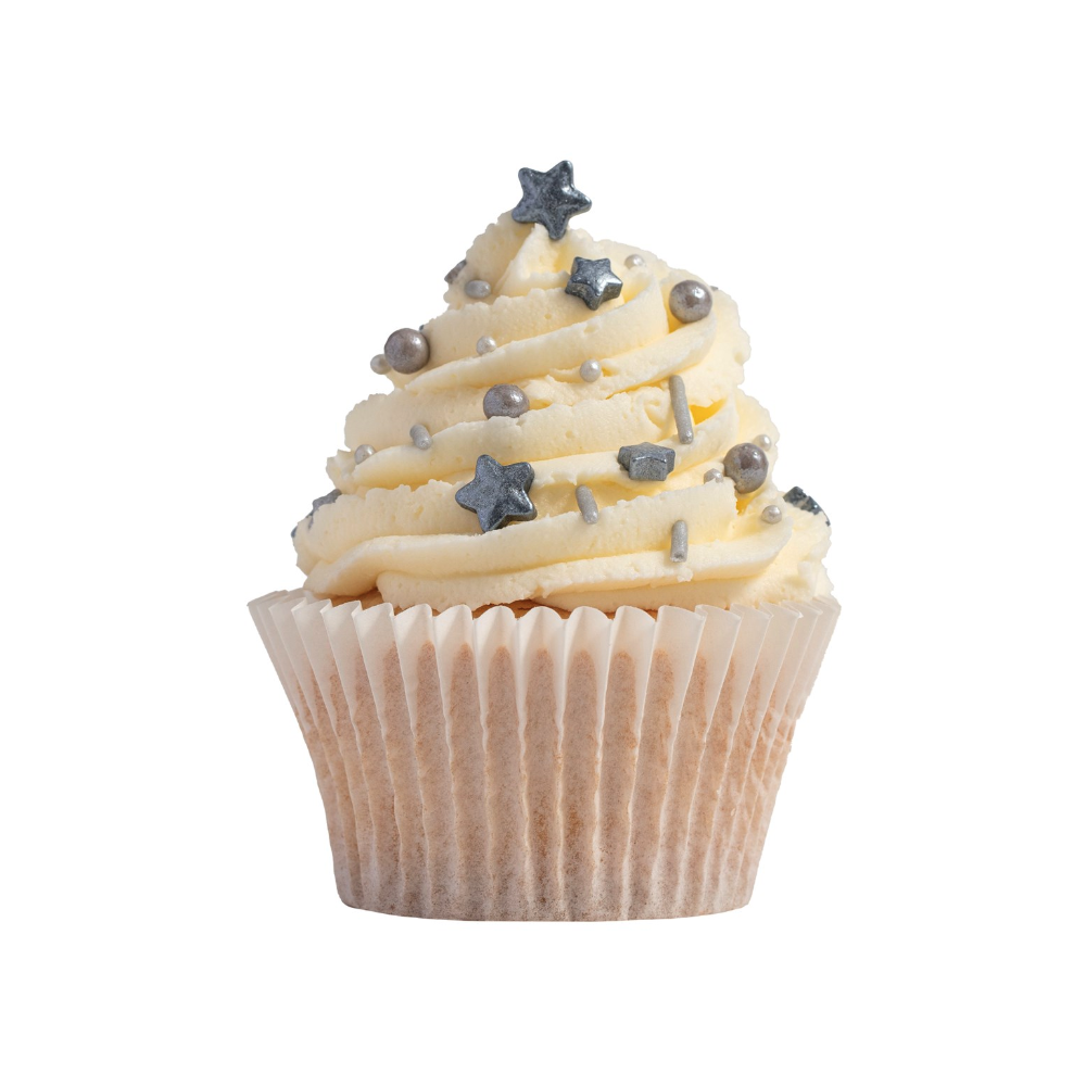 Christmas sprinkles Snowflakes - PME - silver 90 g