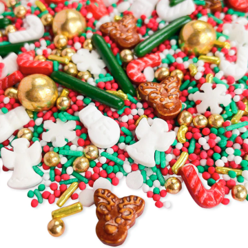 Sugar Christmas sprinkles Jingle Joy - Happy Sprinkles - 90 g