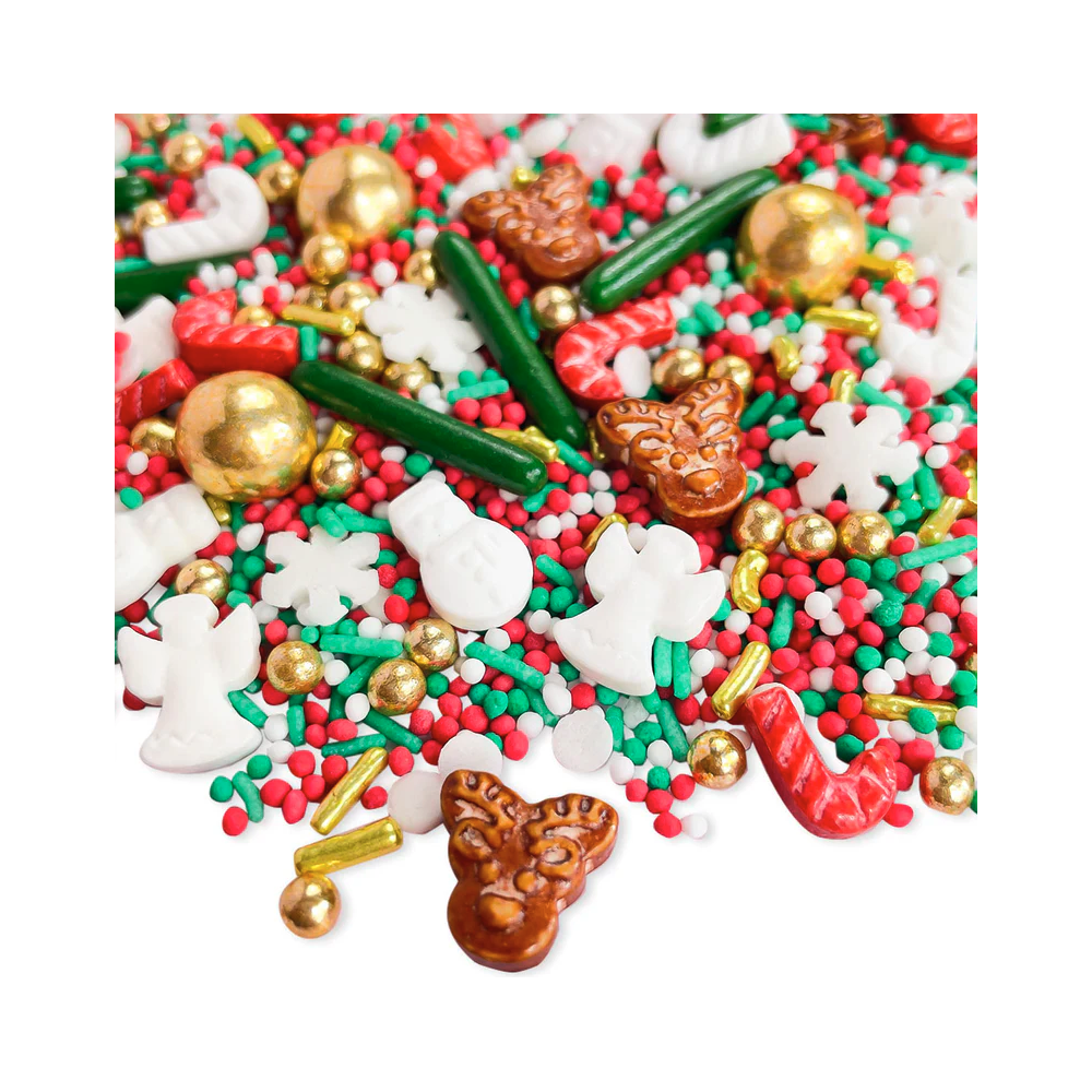 Sugar Christmas sprinkles Jingle Joy - Happy Sprinkles - 90 g