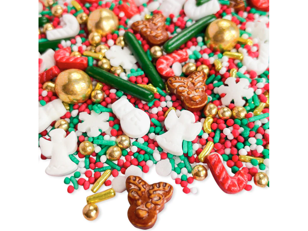 Sugar Christmas sprinkles Jingle Joy - Happy Sprinkles - 90 g