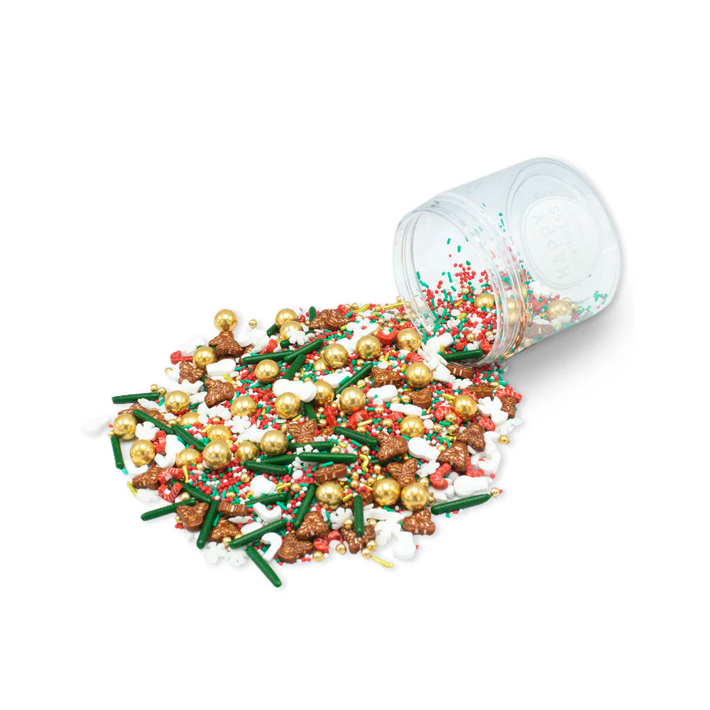 Sugar Christmas sprinkles Jingle Joy - Happy Sprinkles - 90 g