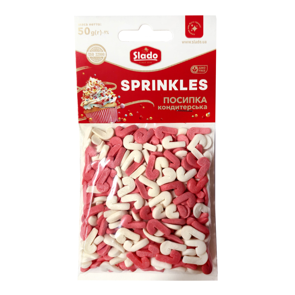 Posypka cukrowa świąteczna Laski Cukrowe - Slado - 50 g