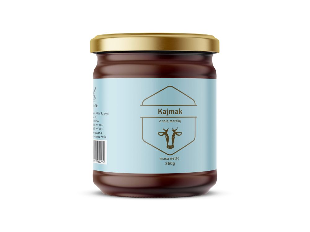 Krem mleczny kajmak z solą morską - Polder - 260 g