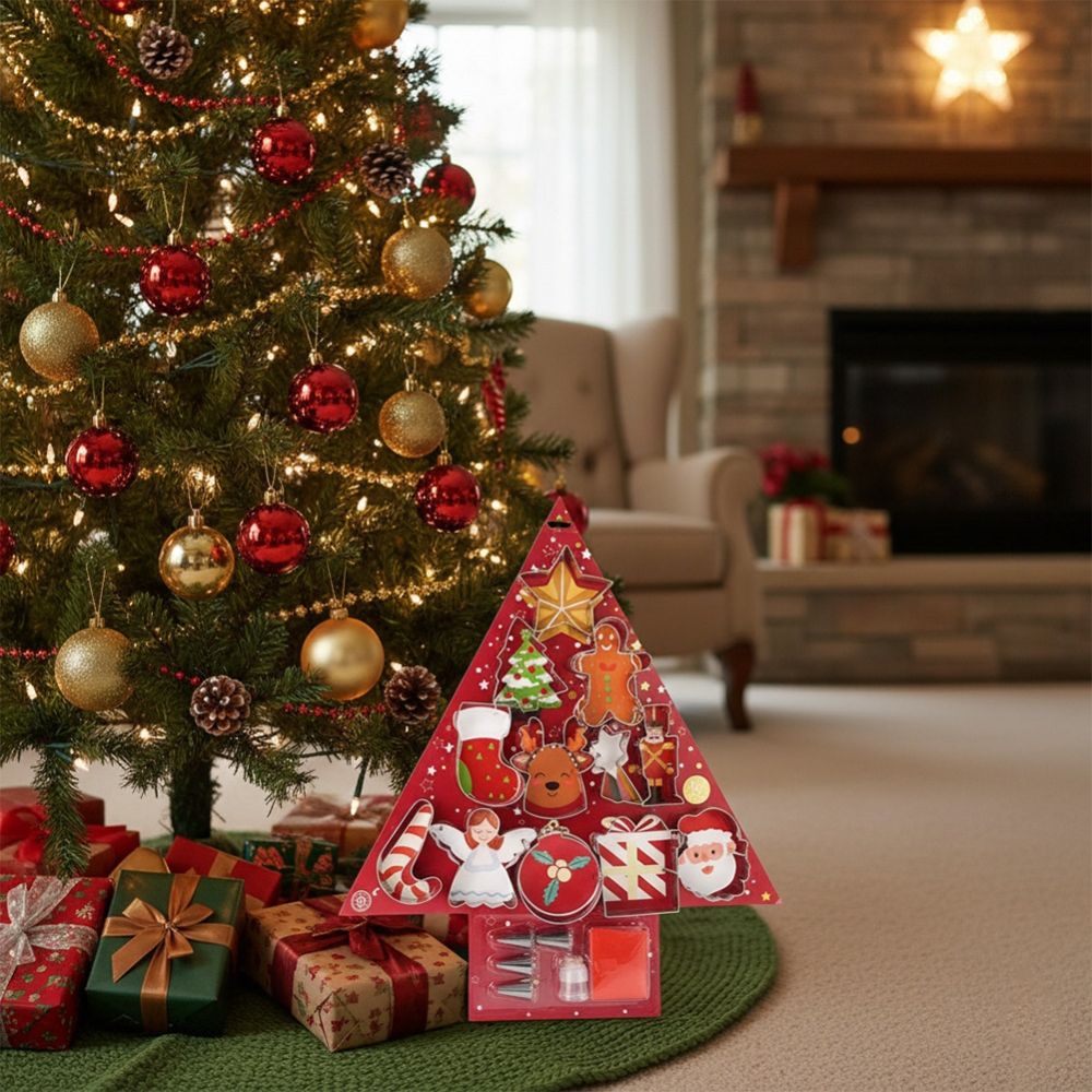 Gingerbread Cookie Cutter and Decorating Set – La Cucina – 17 pcs.