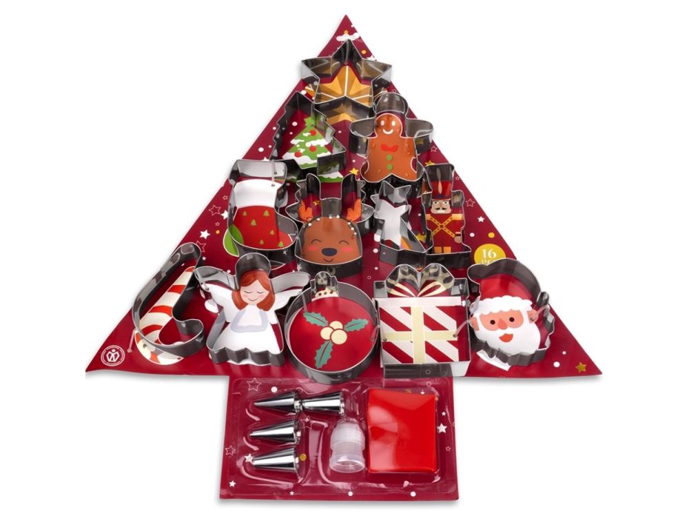 Gingerbread Cookie Cutter and Decorating Set – La Cucina – 17 pcs.