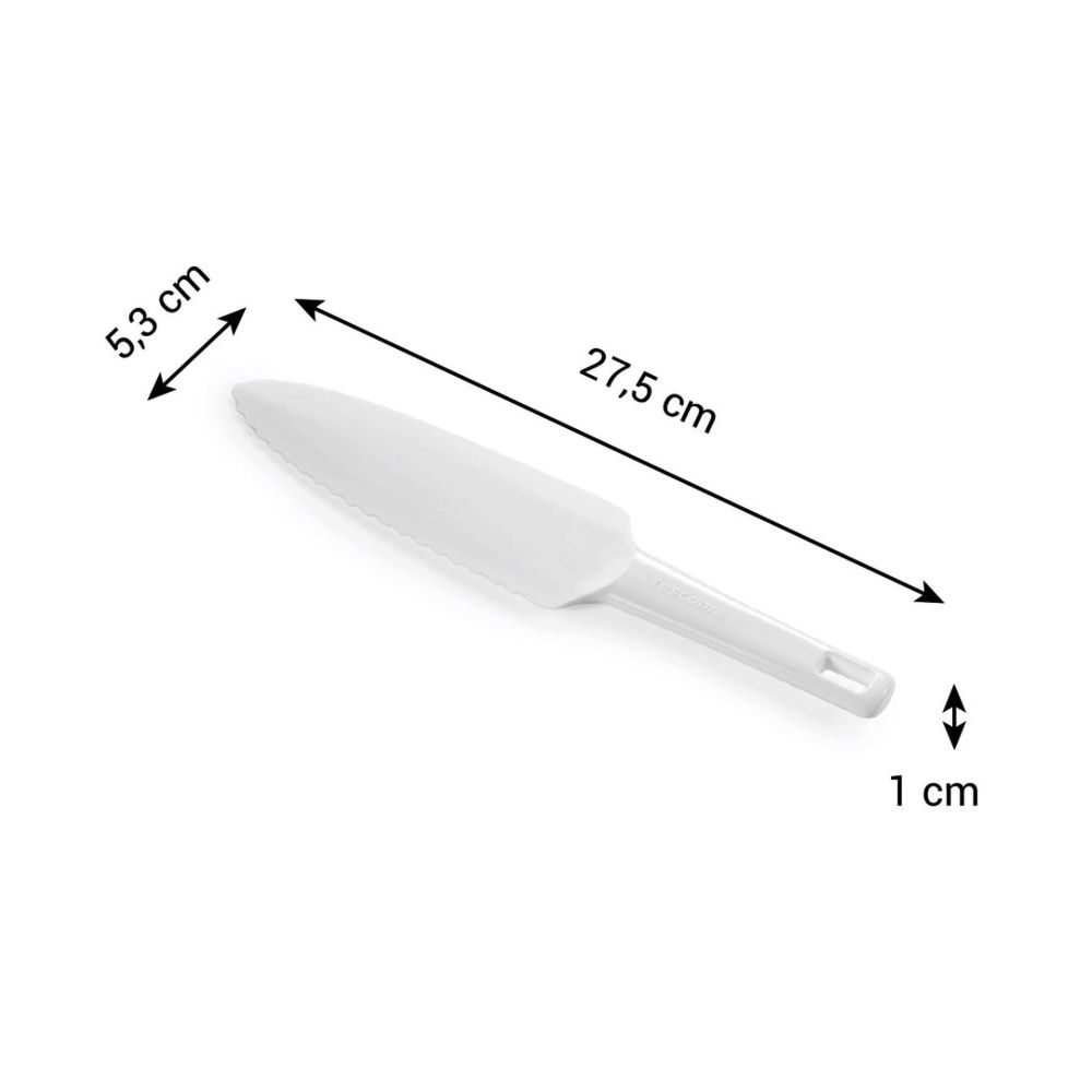 Nóż do ciasta plastikowy dwustronny - Tescoma - 27,5 cm
