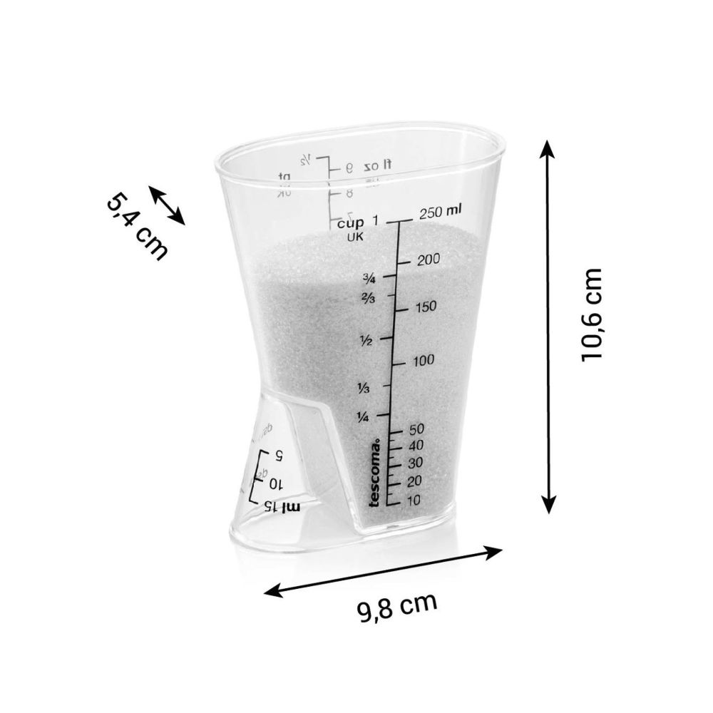 Miarka kuchenna dwustronna - Tescoma - 250 ml