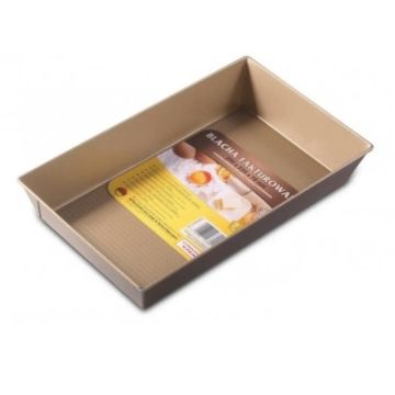 Rectangular baking pan - SNB - brown 39 x 23,5 x 7 cm