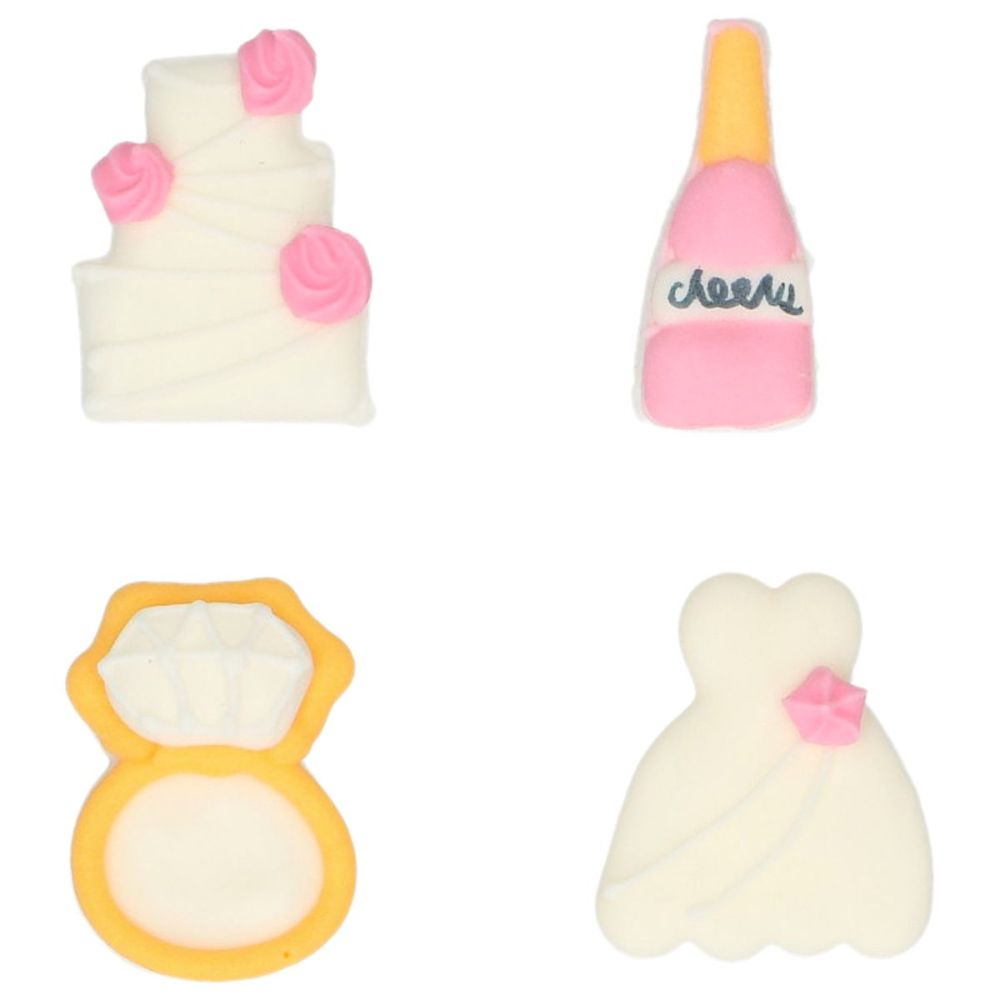Set of sugar decorations Dream Wedding - Wilton - 8 pcs.