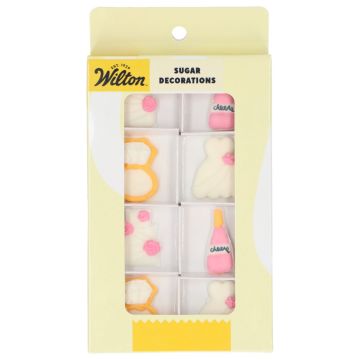 Set of sugar decorations Dream Wedding - Wilton - 8 pcs.