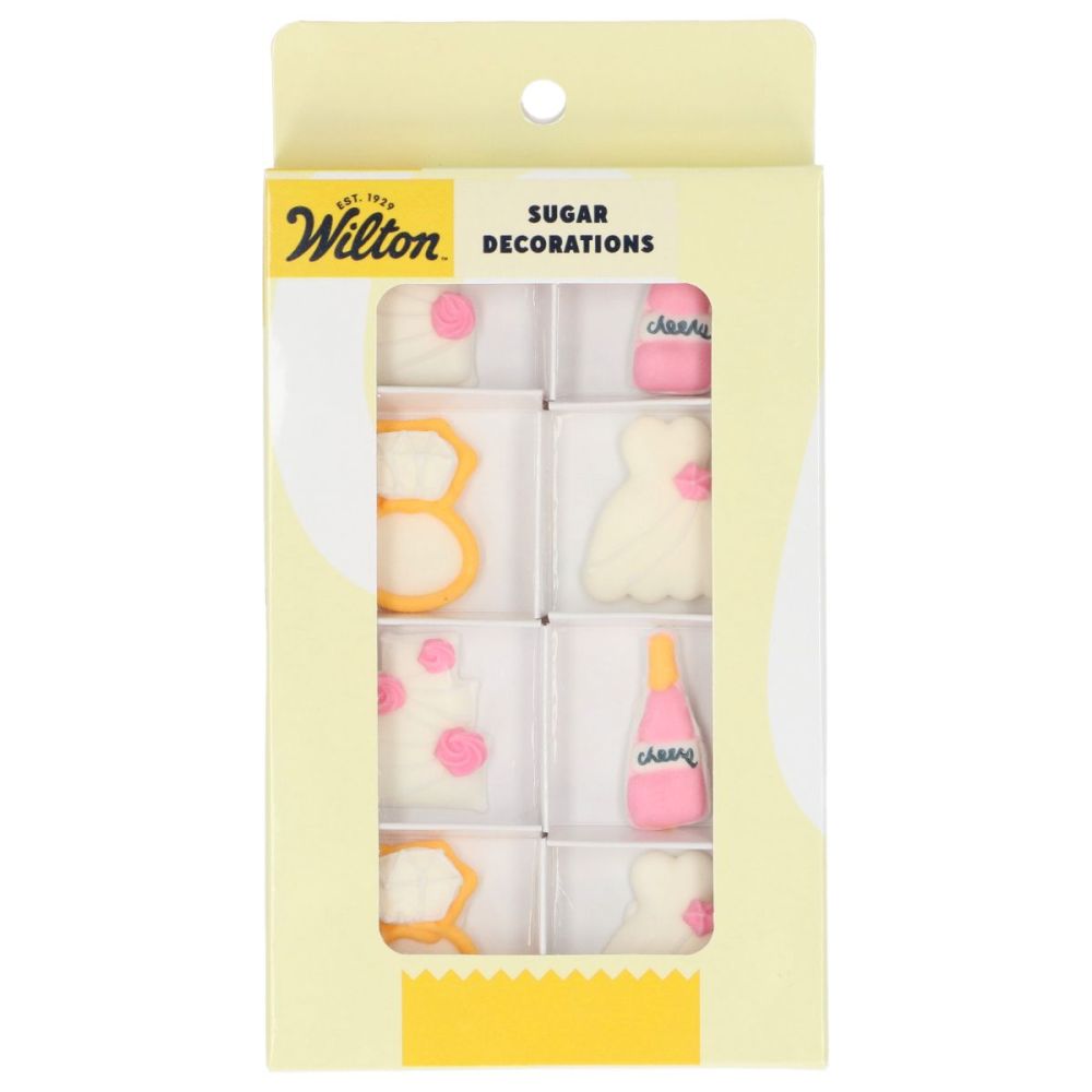 Set of sugar decorations Dream Wedding - Wilton - 8 pcs.
