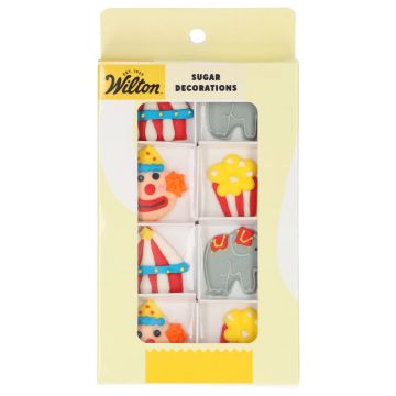 Set of sugar decorations Festive Circus - Wilton - 8 pcs.
