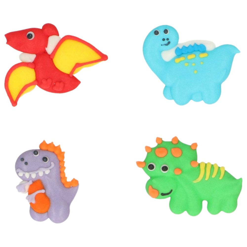 Set of sugar decorations Happy Dino - Wilton - 8 pcs.