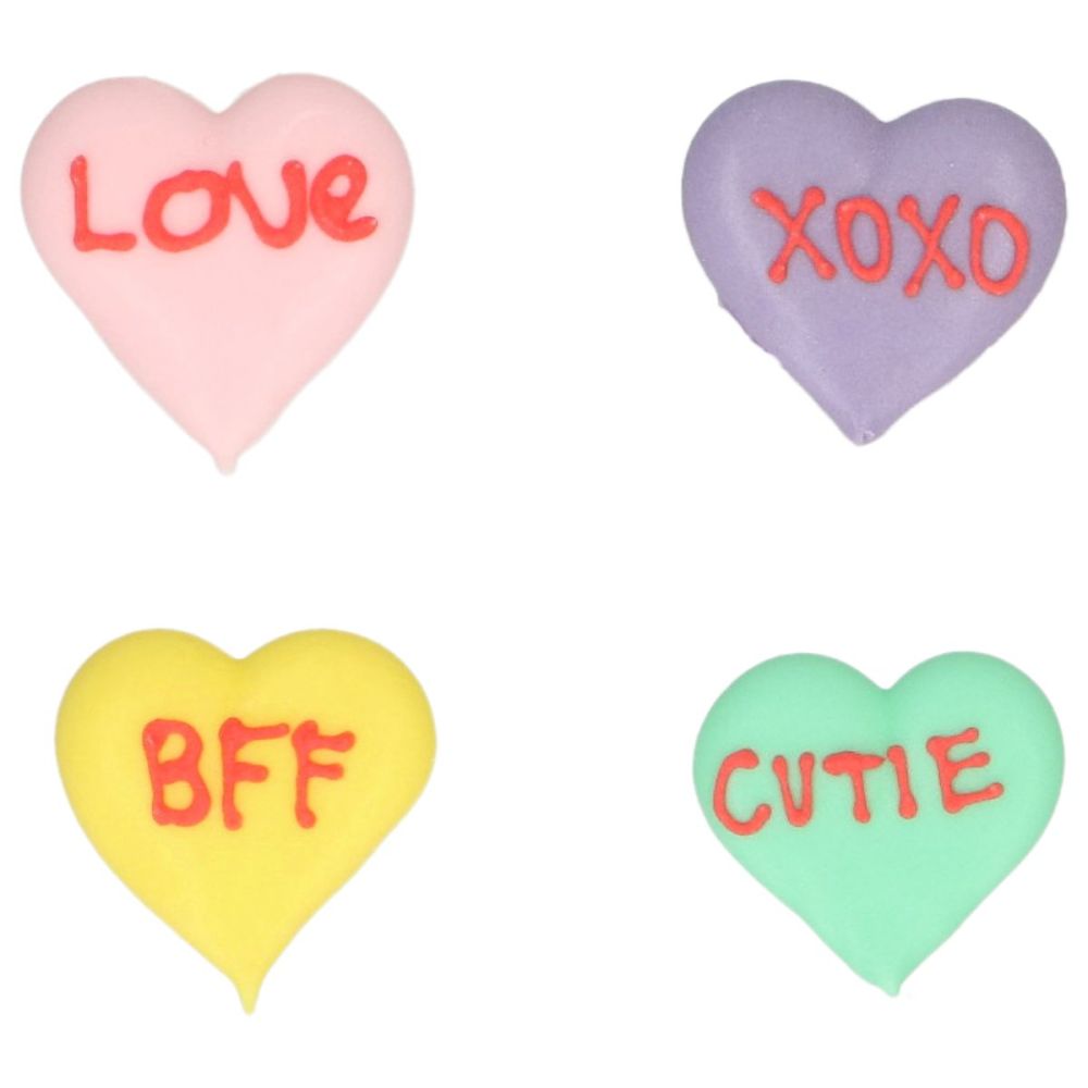Dekoracje cukrowe Love Notes - Wilton - 8 szt.
