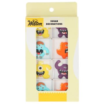 Set of sugar decorations Manic Monsters - Wilton - 8 pcs.
