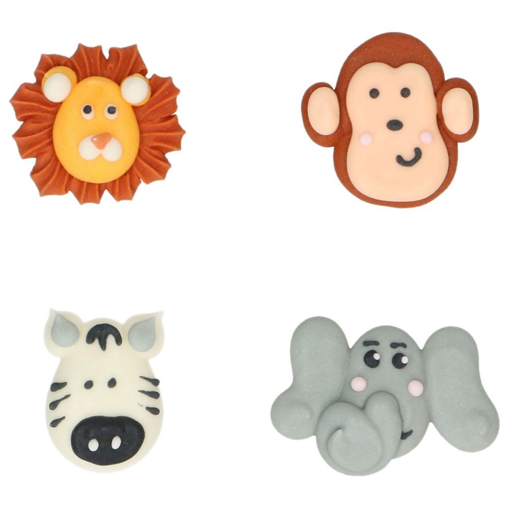 Set of sugar decorations Safari Animals - Wilton - 8 pcs.