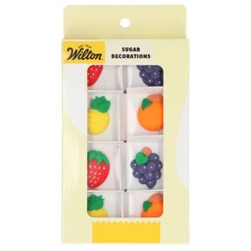 Set of sugar decorations Summer Fruits - Wilton - 8 pcs.