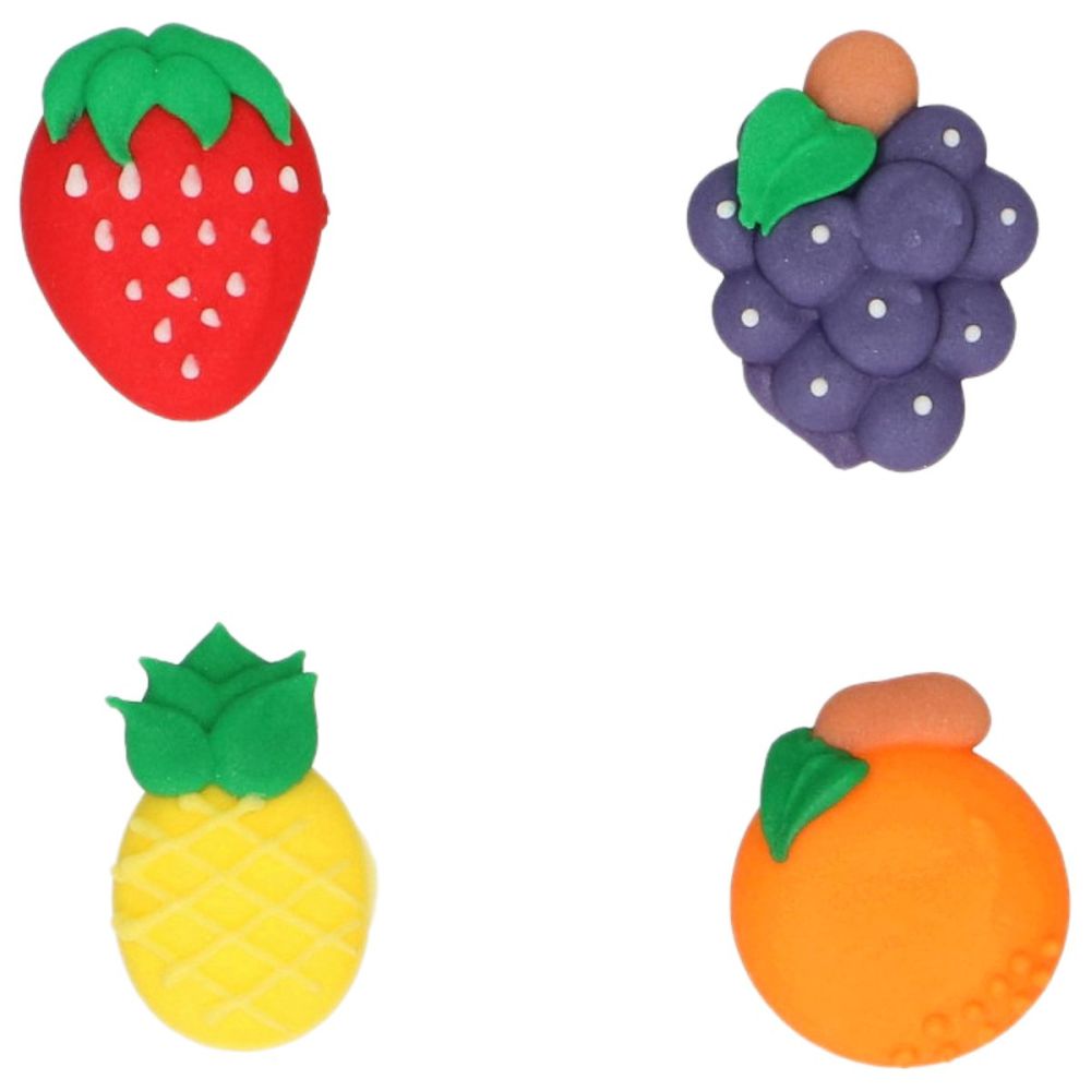 Dekoracje cukrowe Summer Fruits - Wilton - 8 szt.