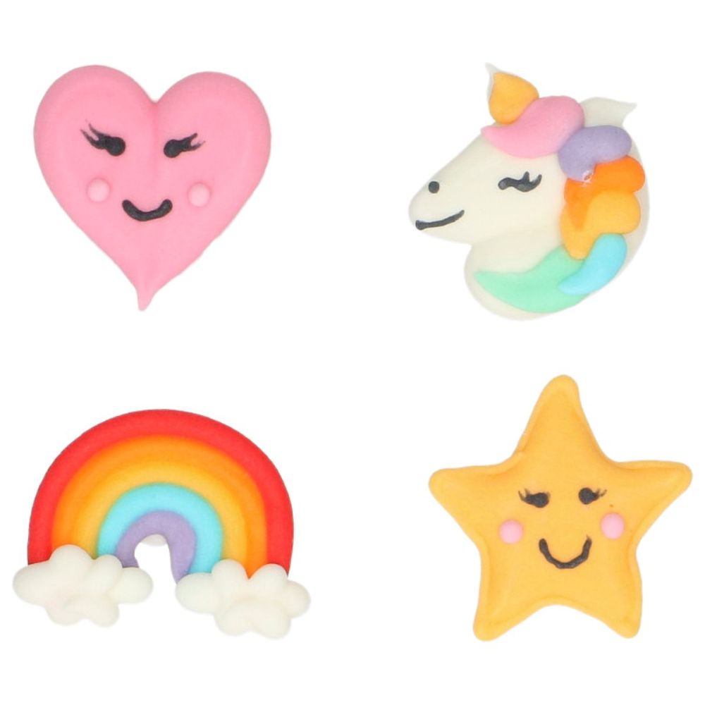 Set of sugar decorations Unicorn Dream - Wilton - 8 pcs.