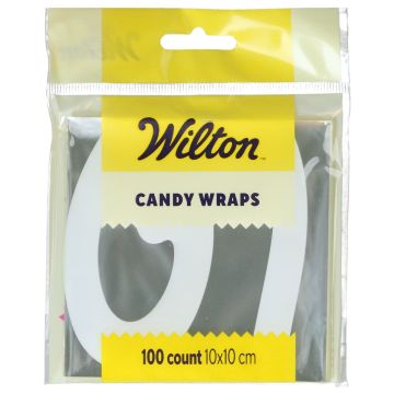 Set of candy wraps - Wilton - 10 x 10 cm 100 pcs.