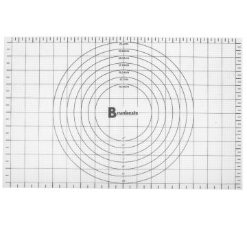 Mata do pieczenia z włókna szklanego - biała 43 x 27,5 cm