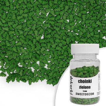 Posypka cukrowa Choinki - zielone 5 mm 30 g
