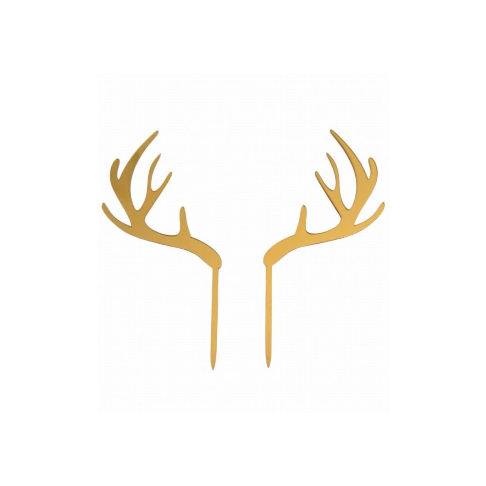 Acrylic cake topper - Reindeer Antlers