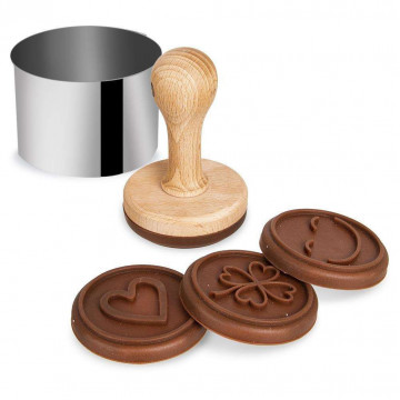 Stamps and cookie cutter set - Orion - 6 pcs