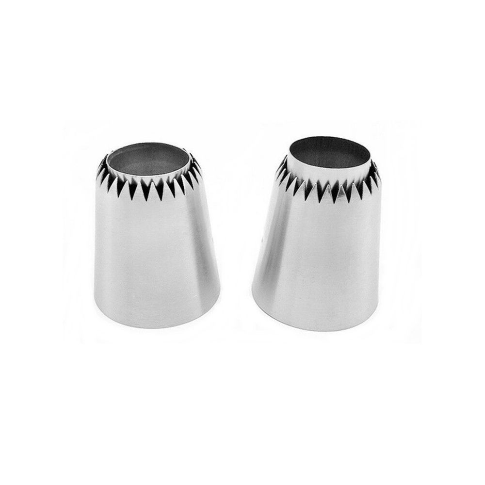 Set of pastry piping tips for meringues - 2 pcs.