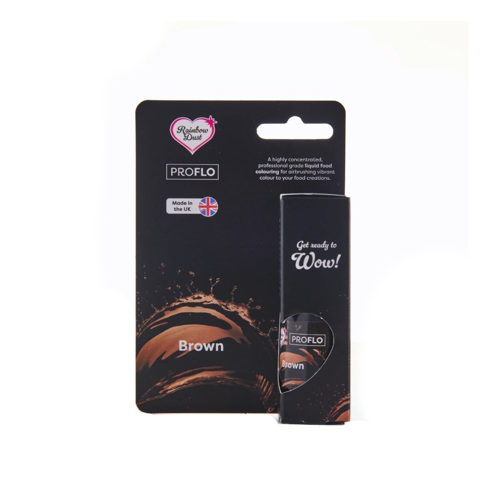 Barwnik spożywczy w płynie ProFlo - Rainbow Dust - Brown 19 g