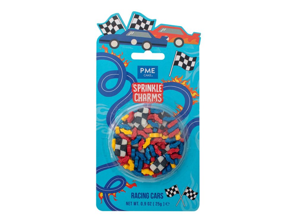 Sprinkle charms Racing Cars - PME - 25 g