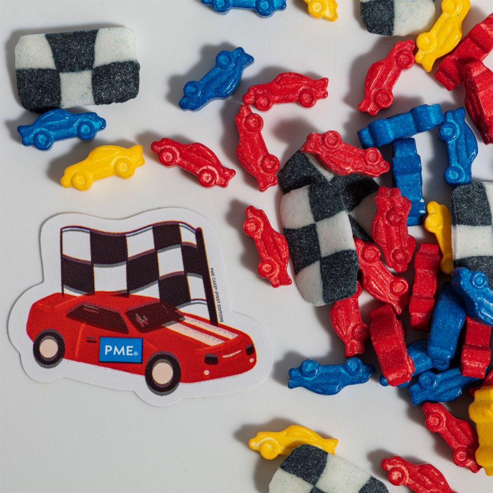 Sprinkle charms Racing Cars - PME - 25 g