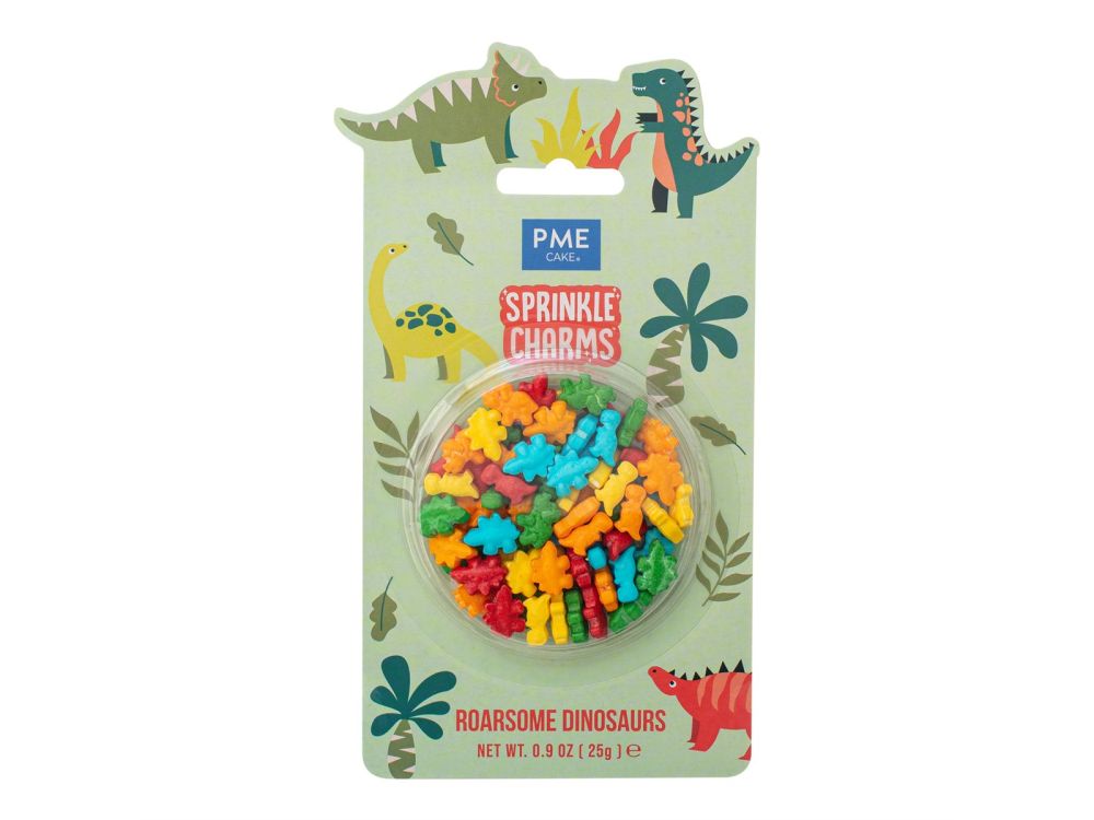 Posypka cukrowa do dekoracji Dinozaury - PME - 25 g