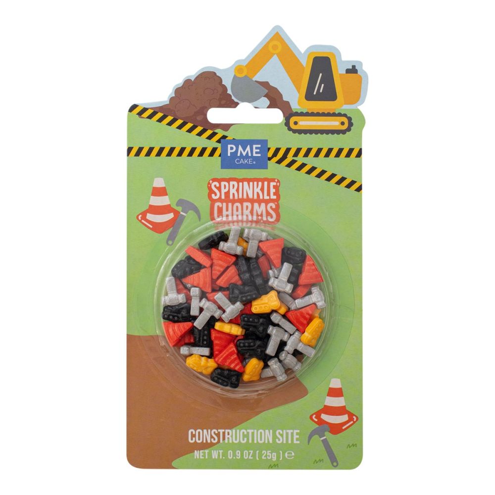 Sprinkle charms Construction Site - PME - 25 g