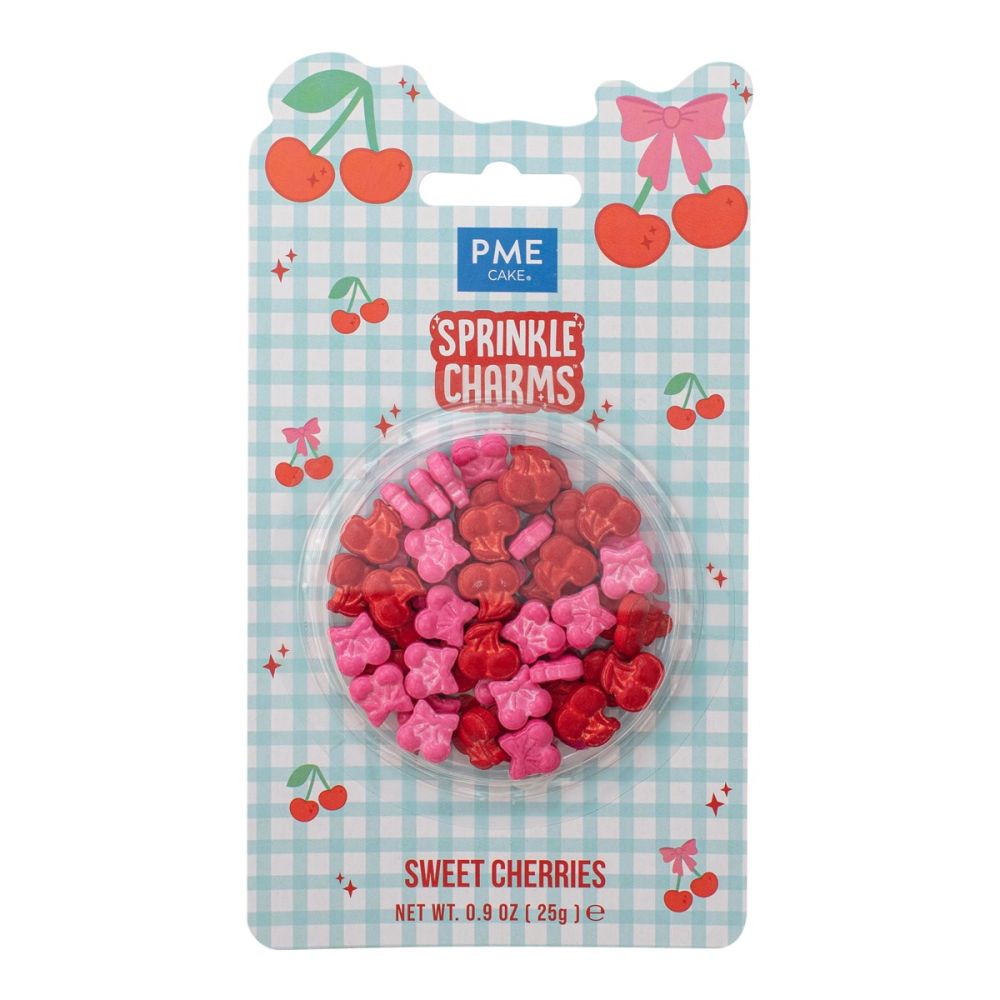 Sprinkle charms Sweet Cherries - PME - 25 g