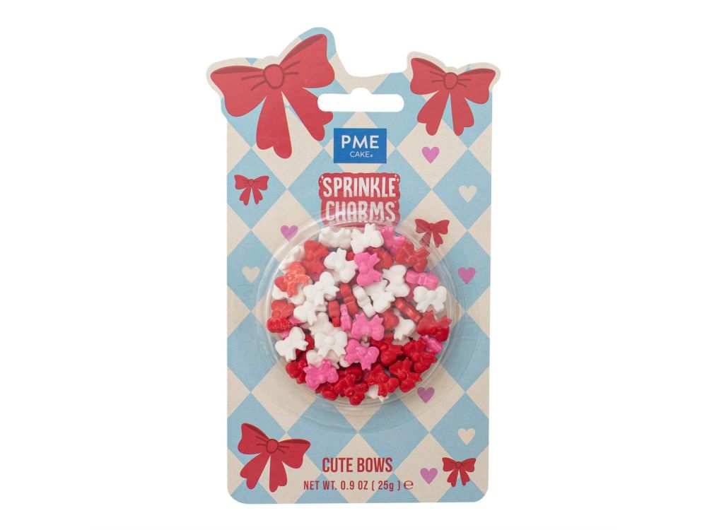 Sprinkle charms Cute Bows - PME - 25 g