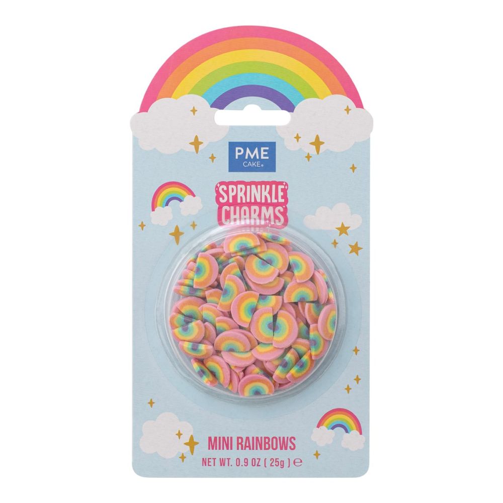 Sprinkle charms Mini Rainbows - PME - 25 g